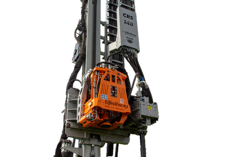 Royal Eijkelkamp 150 Hz RotoSonic drill head for subsea soil sampling